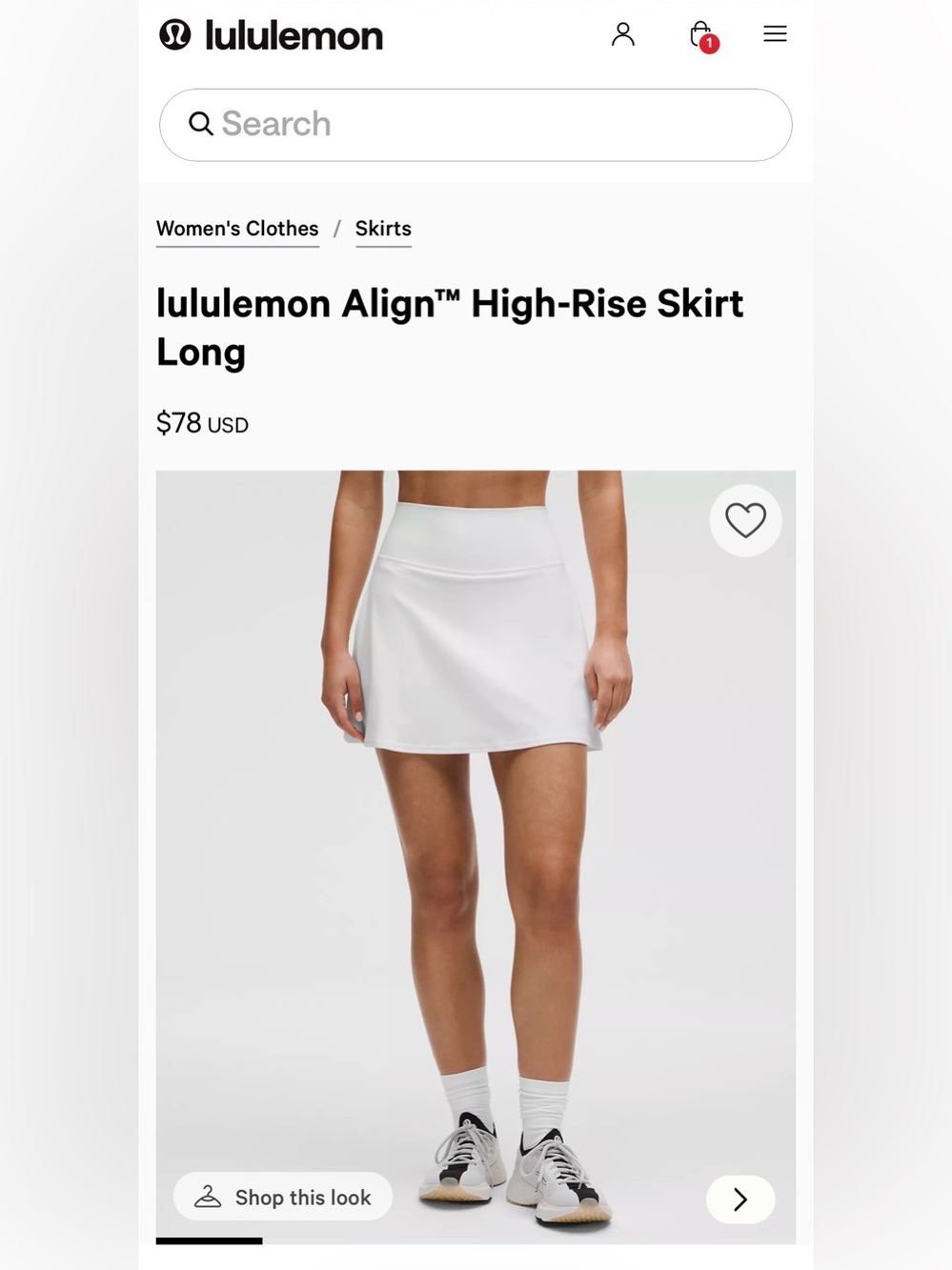 NWT Lululemon Align HR Skirt 🔥